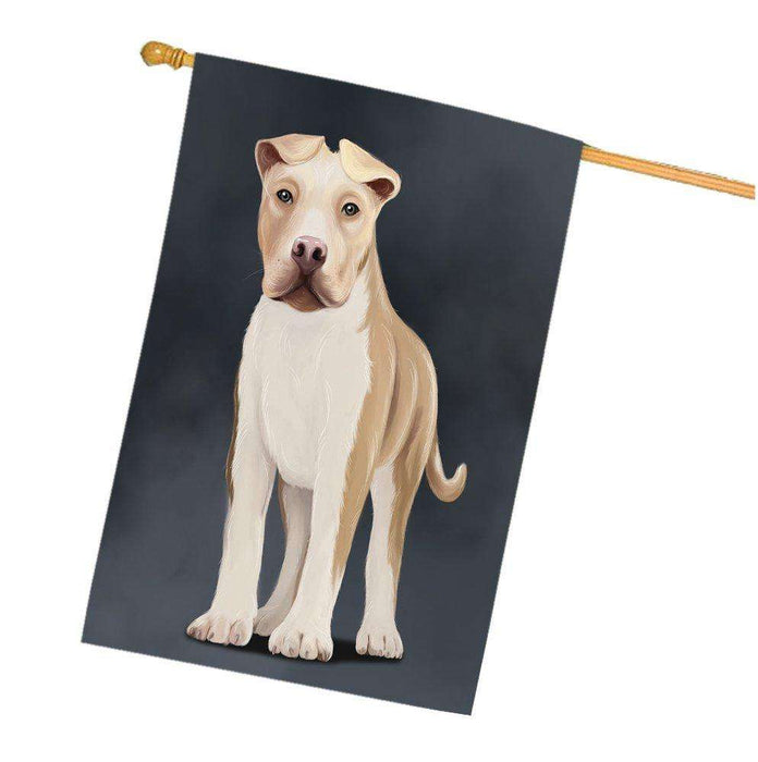 American Staffordshire Terrier Dog House Flag