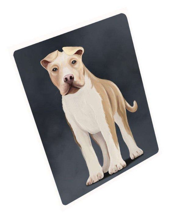 American Staffordshire Terrier Dog Large Refrigerator / Dishwasher Magnet 11.5" x 17.6"