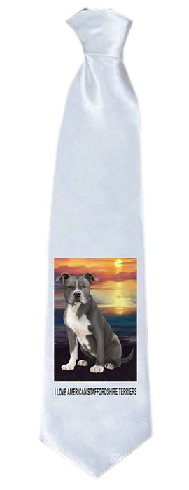 American Staffordshire Terrier Dog Neck Tie TIE48266