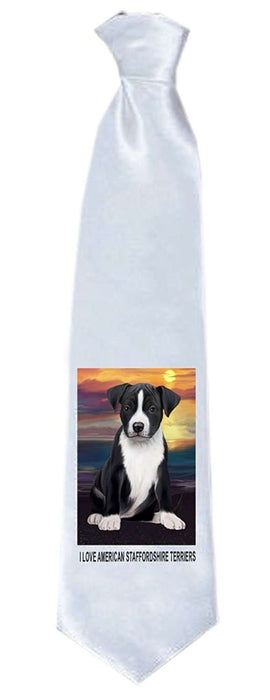 American Staffordshire Terrier Dog Neck Tie TIE48268