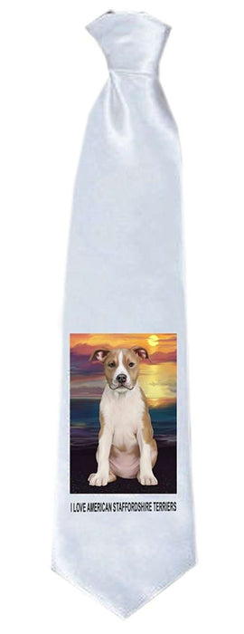 American Staffordshire Terrier Dog Neck Tie TIE48269