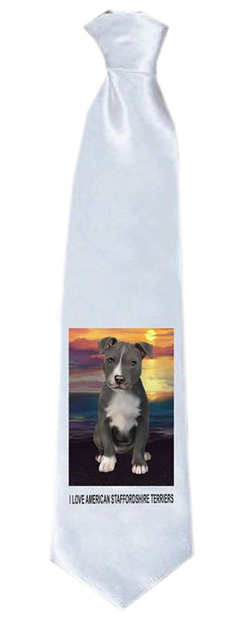 American Staffordshire Terrier Dog Neck Tie TIE48270