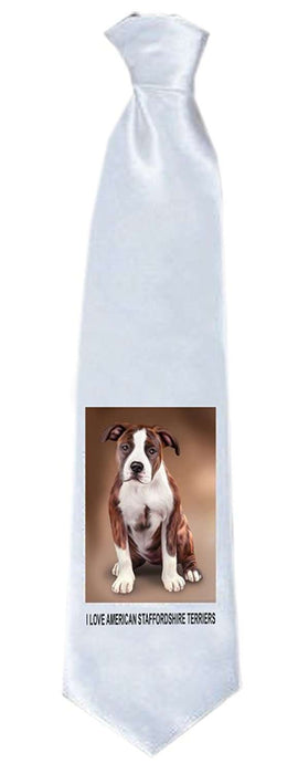 American Staffordshire Terrier Dog Neck Tie TIE48271