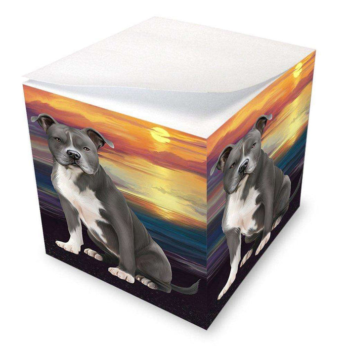 American Staffordshire Terrier Dog Note Cube NOC48465