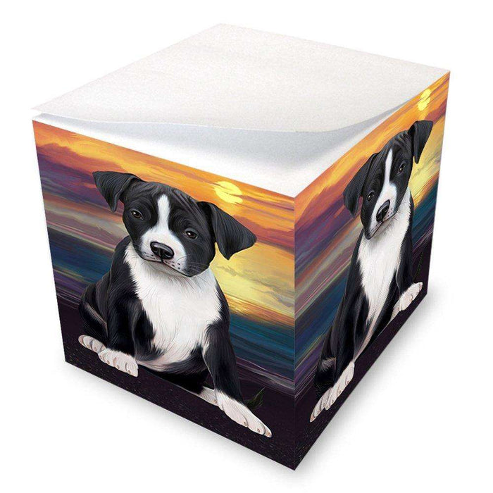 American Staffordshire Terrier Dog Note Cube NOC48467