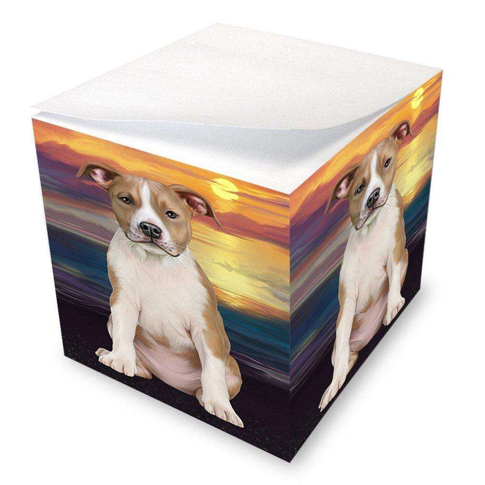 American Staffordshire Terrier Dog Note Cube NOC48468