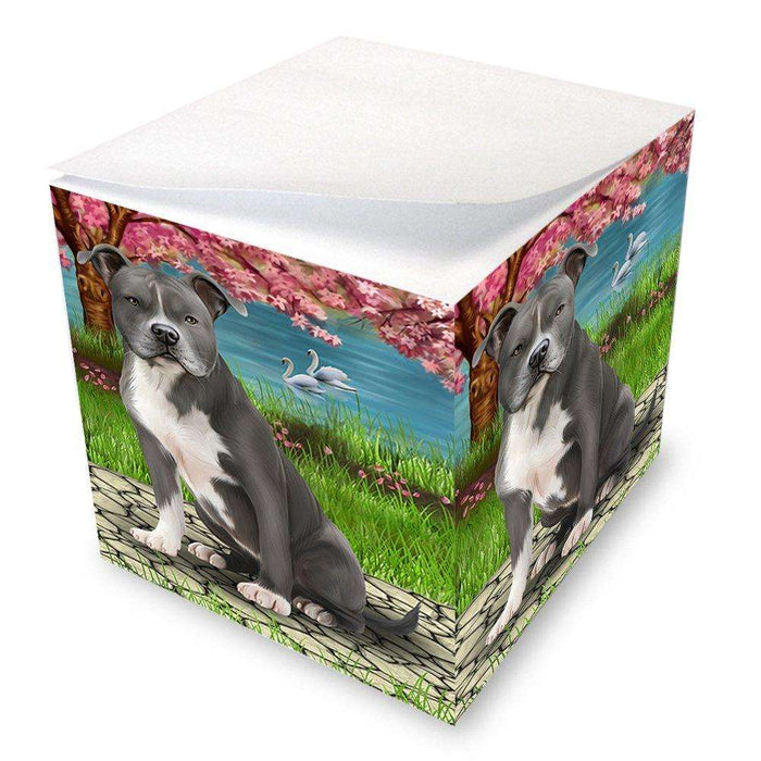 American Staffordshire Terrier Dog Note Cube NOC48471