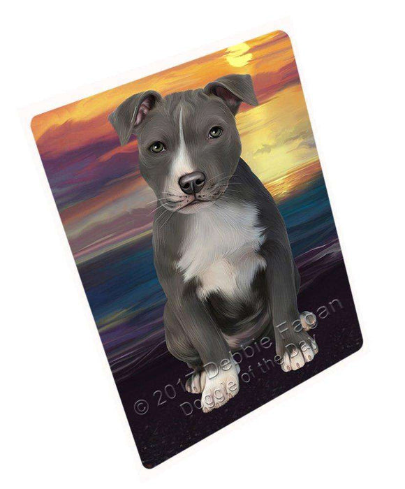 American Staffordshire Terrier Dog Tempered Cutting Board C49248