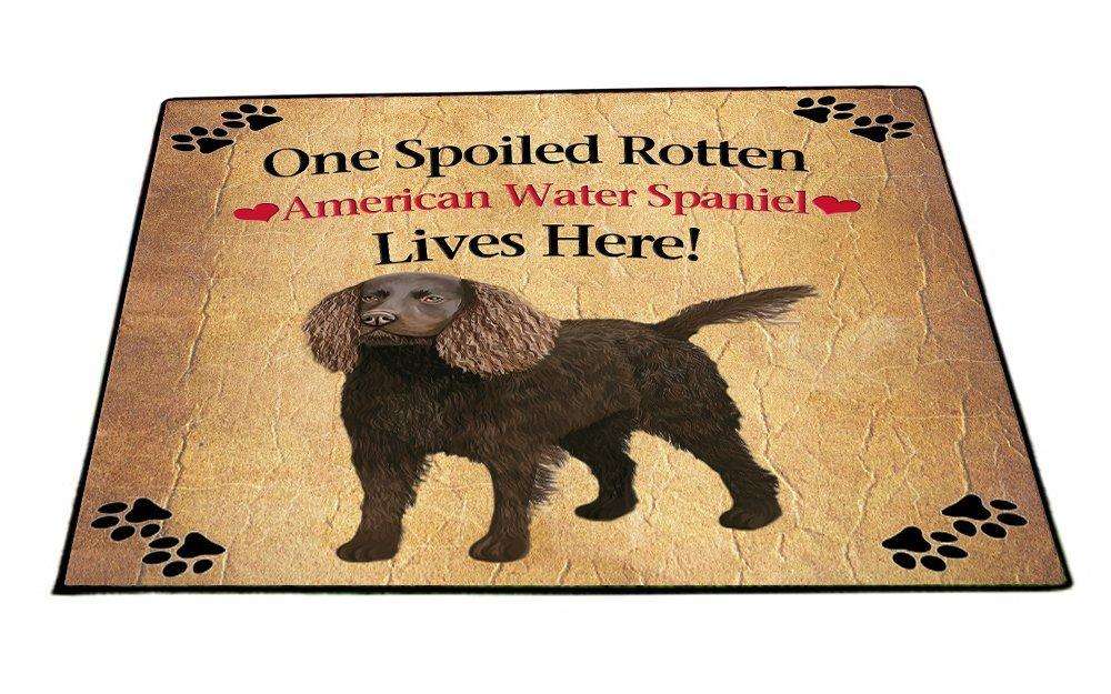 American Water Spaniel Spoiled Rotten Dog Indoor/Outdoor Floormat
