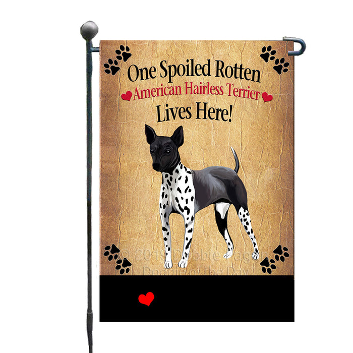 Personalized Spoiled Rotten American Hairless Terrier Dog GFLG-DOTD-A63075