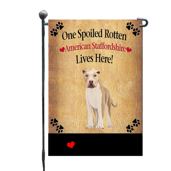 Personalized Spoiled Rotten American Staffordshire Terrier Dog GFLG-DOTD-A63077