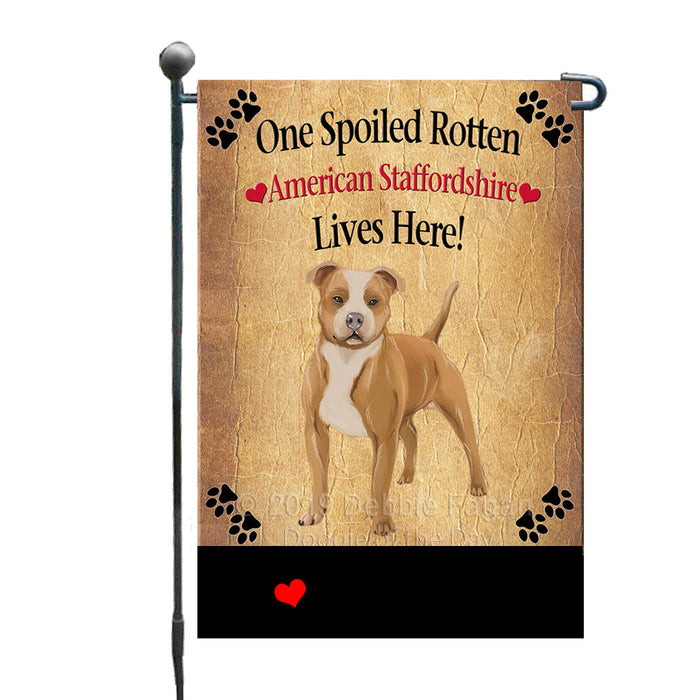 Personalized Spoiled Rotten American Staffordshire Terrier Dog GFLG-DOTD-A63078