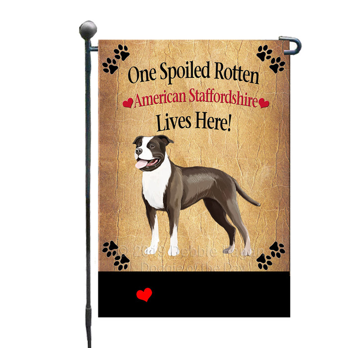 Personalized Spoiled Rotten American Staffordshire Terrier Dog GFLG-DOTD-A63079