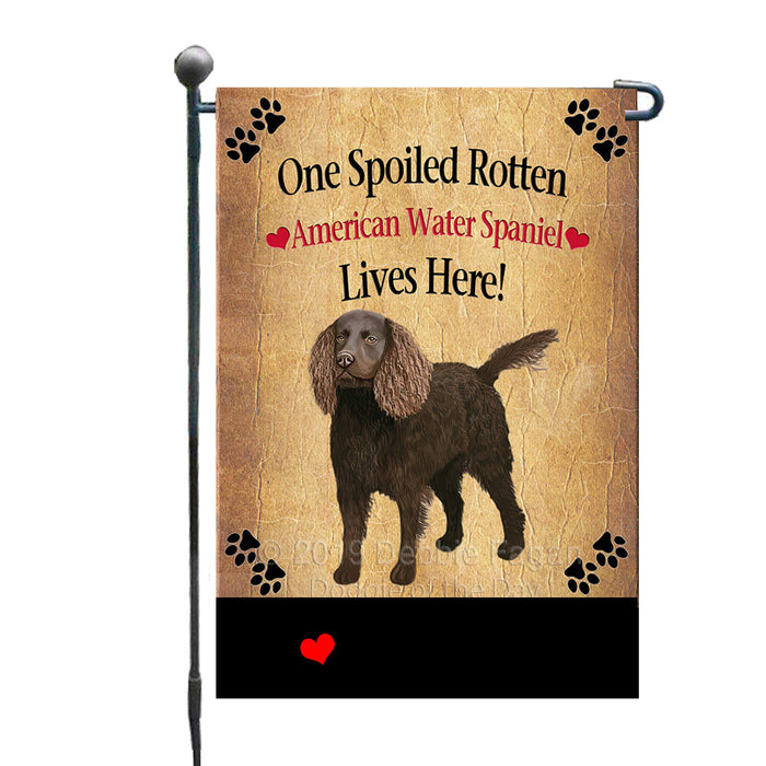 Personalized Spoiled Rotten American Water Spaniel Dog GFLG-DOTD-A63081