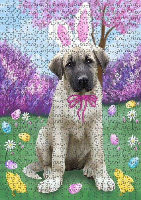 Anatolian Shepherd Dog Easter Holiday Puzzle with Photo Tin PUZL50136
