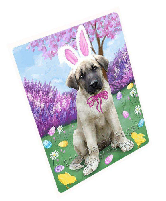 Anatolian Shepherd Dog Easter Holiday Tempered Cutting Board C50961