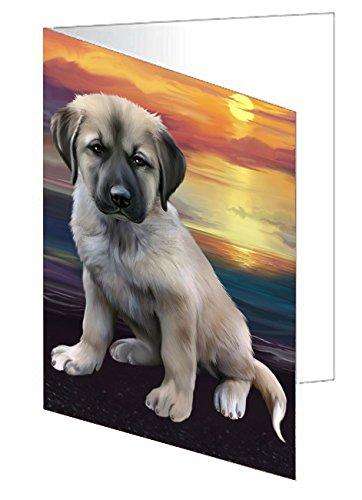 Anatolian Shepherd Dog Handmade Artwork Assorted Pets Greeting Cards and Note Cards with Envelopes for All Occasions and Holiday Seasons D226