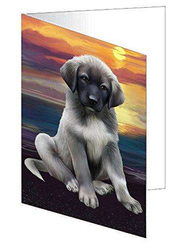 Anatolian Shepherd Dog Handmade Artwork Assorted Pets Greeting Cards and Note Cards with Envelopes for All Occasions and Holiday Seasons D228