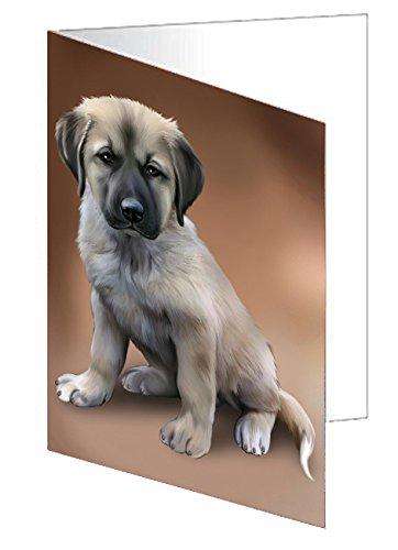 Anatolian Shepherd Dog Handmade Artwork Assorted Pets Greeting Cards and Note Cards with Envelopes for All Occasions and Holiday Seasons D230