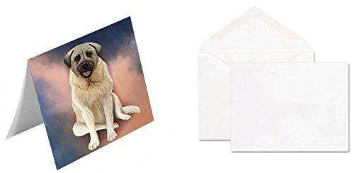 Anatolian Shepherd Dog Handmade Artwork Assorted Pets Greeting Cards and Note Cards with Envelopes for All Occasions and Holiday Seasons