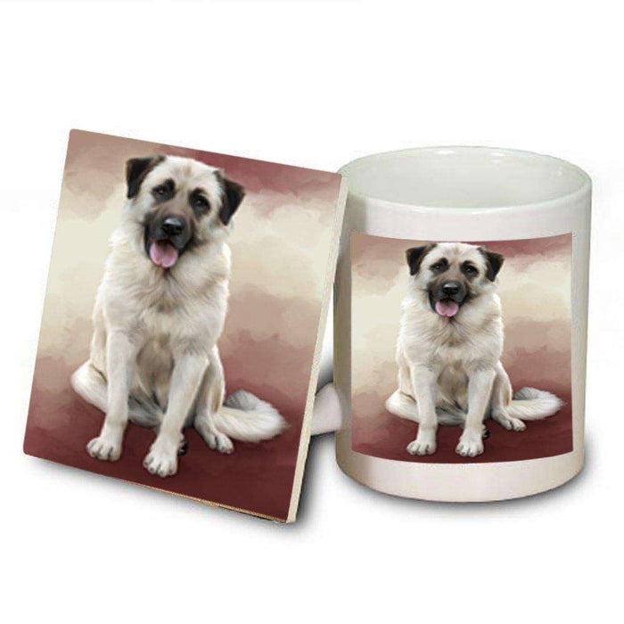 Anatolian Shepherd Dog Mug and Coaster Set