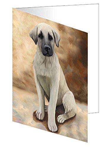 Anatolian Shepherd Puppy Dog Handmade Artwork Assorted Pets Greeting Cards and Note Cards with Envelopes for All Occasions and Holiday Seasons