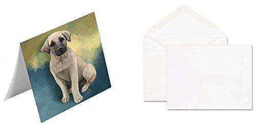 Anatolian Shepherd Puppy Dog Handmade Artwork Assorted Pets Greeting Cards and Note Cards with Envelopes for All Occasions and Holiday Seasons