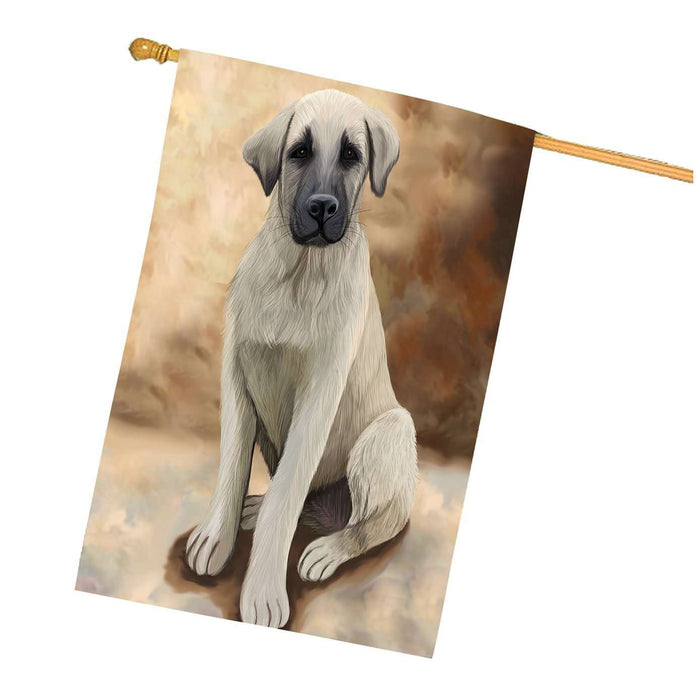 Anatolian Shepherd Puppy Dog House Flag