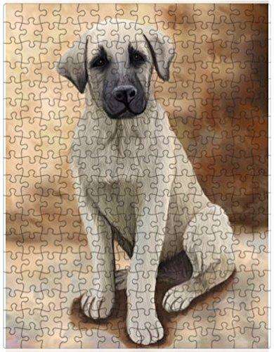 Anatolian Shepherd Puppy Dog Puzzle with Photo Tin