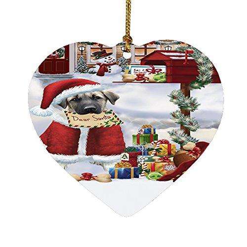 Anatolian Shepherds Dear Santa Letter Christmas Holiday Mailbox Dog Heart Ornament