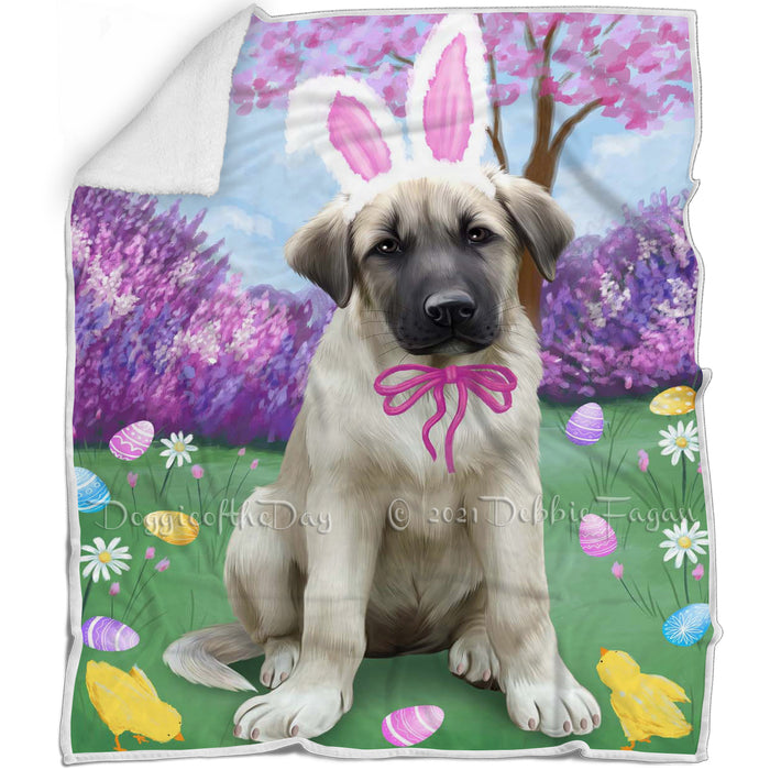 Anatolian Shepherd Dog Easter Holiday Blanket BLNKT56883