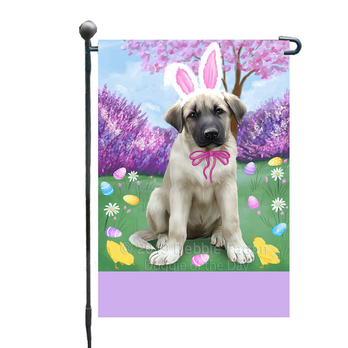 Personalized Easter Holiday Anatolian Shepherd Dog Custom Garden Flags GFLG-DOTD-A58720