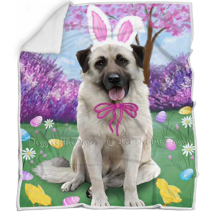 Anatolian Shepherd Dog Easter Holiday Blanket BLNKT56892
