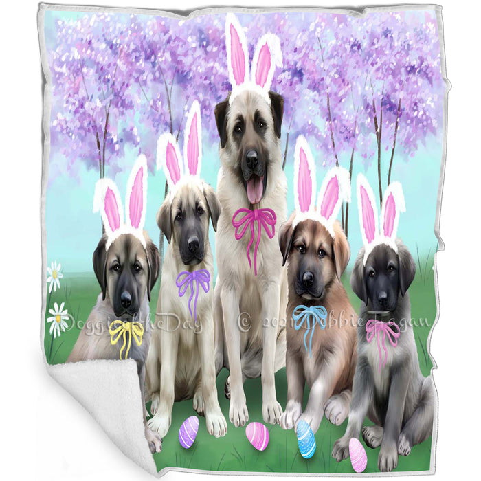 Anatolian Shepherds Dog Easter Holiday Blanket BLNKT57738