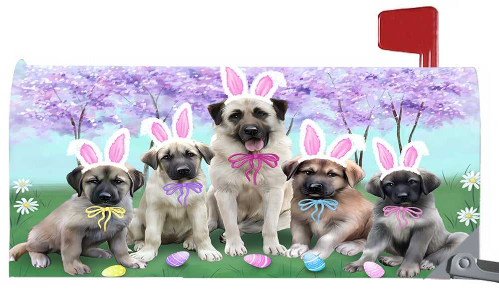 Easter Holidays Anatolian Shepherd Dogs Magnetic Mailbox Cover MBC48371