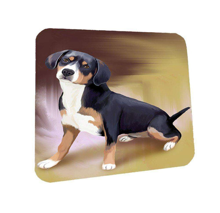 Appenzeller Sennenhound Dog Coasters Set of 4