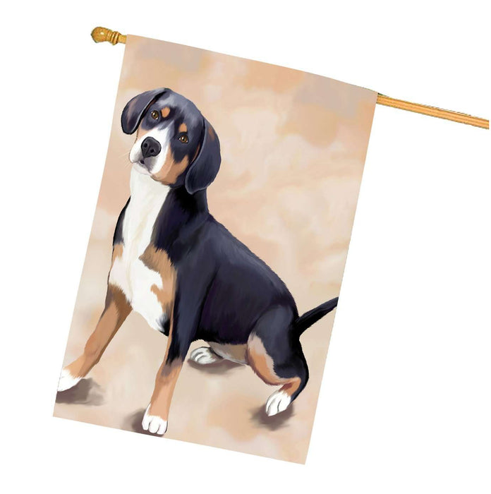 Appenzeller Sennenhund Dog House Flag