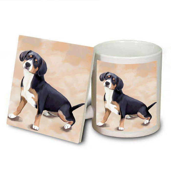 Appenzeller Sennenhund Dog Mug and Coaster Set