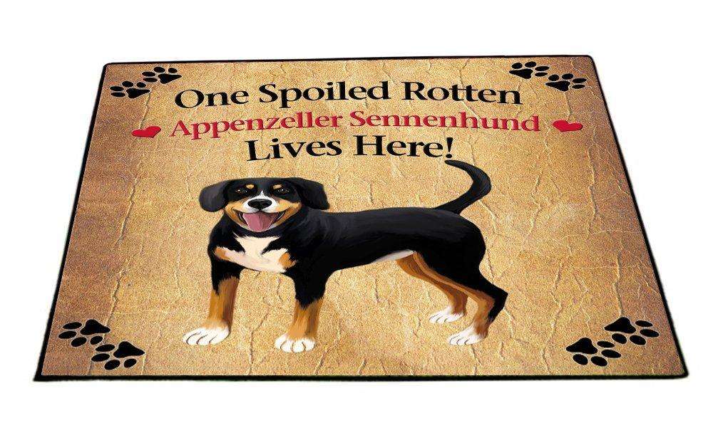 Appenzeller Sennenhund Spoiled Rotten Dog Indoor/Outdoor Floormat