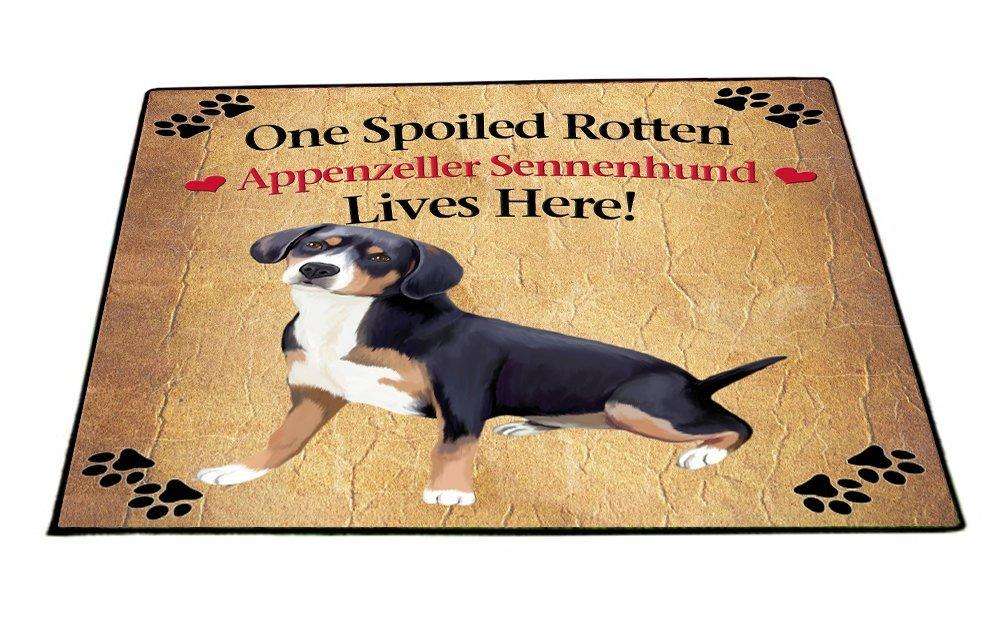 Appenzeller Sennenhund Spoiled Rotten Dog Indoor/Outdoor Floormat