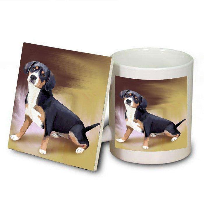 Appenzeller Sennenhunde Dog Mug and Coaster Set