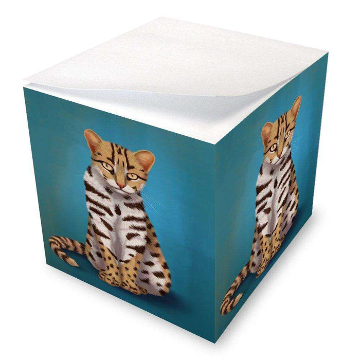Asian Leopard Cat Note Cube