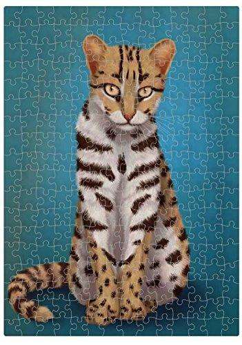 Asian Leopard Cat Puzzle with Photo Tin