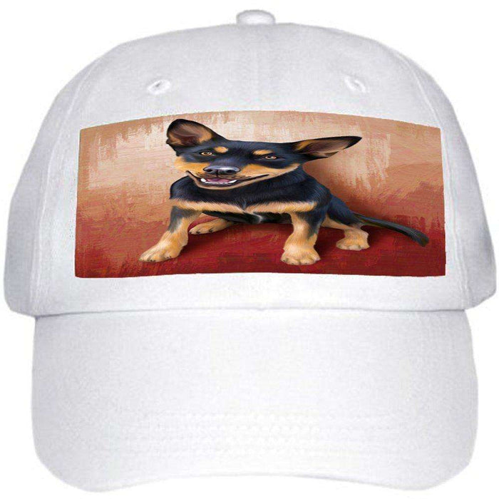 Australian Kelpie Black And Tan Dog Ball Hat Cap