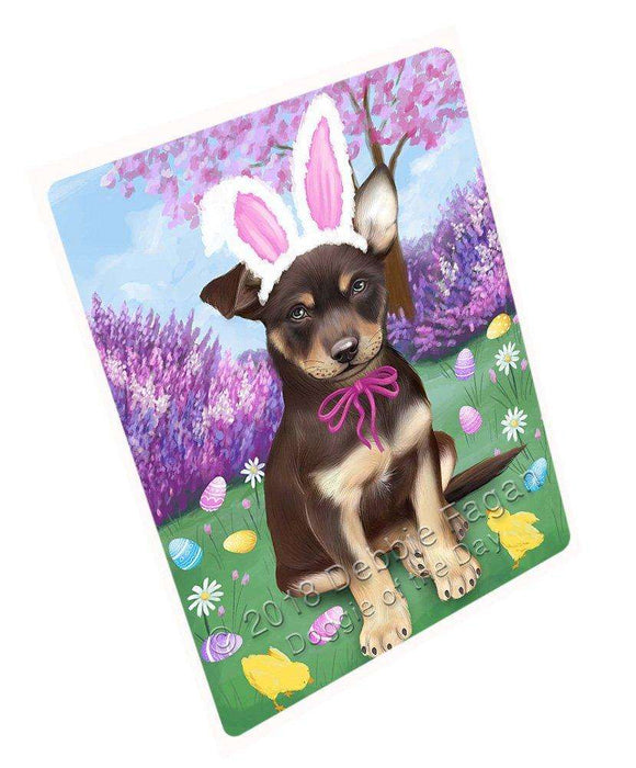 Australian Kelpie Dog Easter Holiday Magnet Mini (3.5" x 2") MAG51951