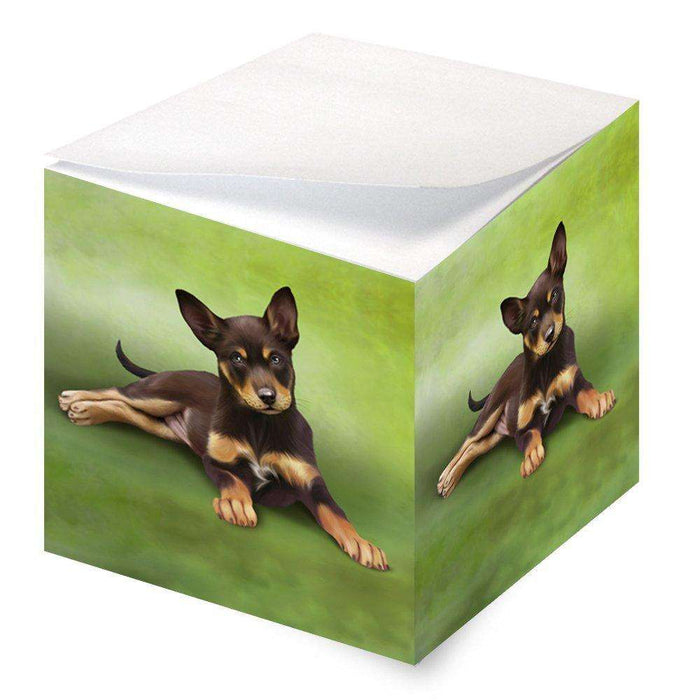 Australian Kelpie Dog Note Cube