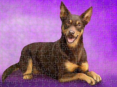 Australian Kelpie Dog Puzzle with Photo Tin