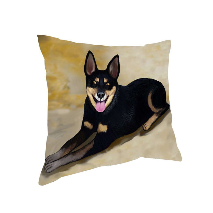 Australian Kelpie Dog Throw Pillow