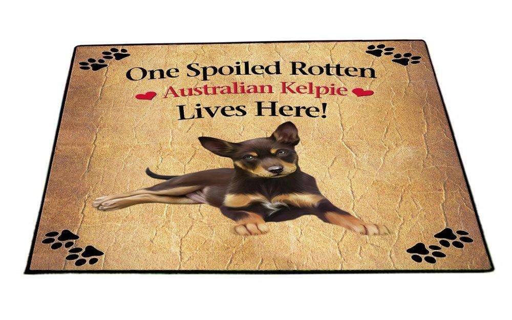 Australian Kelpie Puppy Spoiled Rotten Dog Indoor/Outdoor Floormat