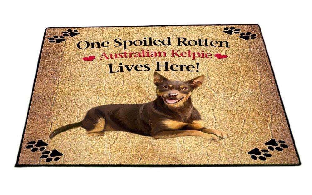Australian Kelpie Spoiled Rotten Dog Indoor/Outdoor Floormat
